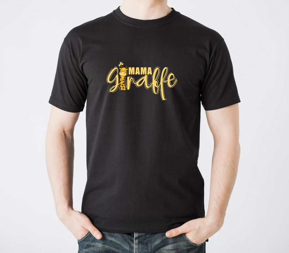 Mama Giraffe exotic Animal - Unisex Standard T-Shirt