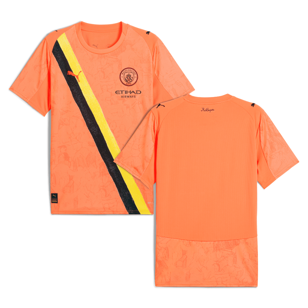 Manchester City x KidSuper 2025/26 Men Jersey - Orange