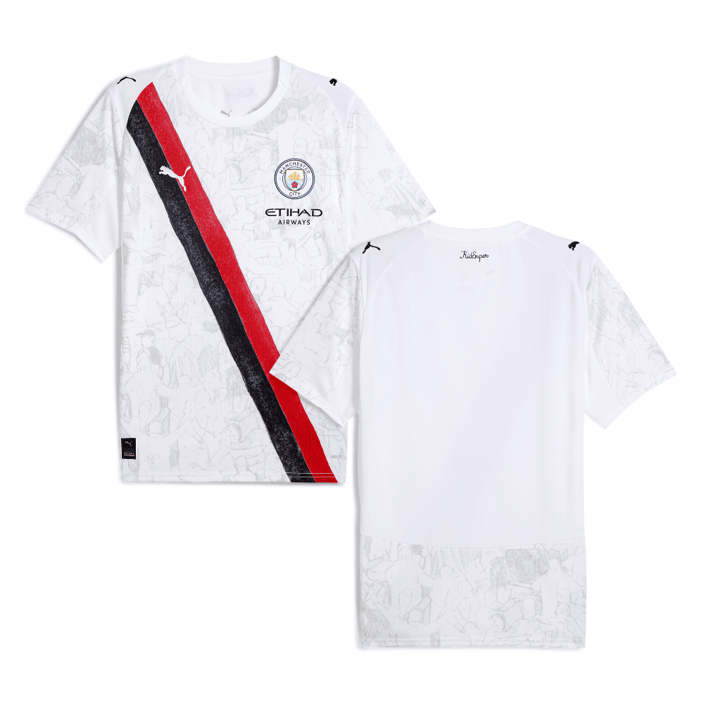 Manchester City x KidSuper 2025/26 Men Jersey - White