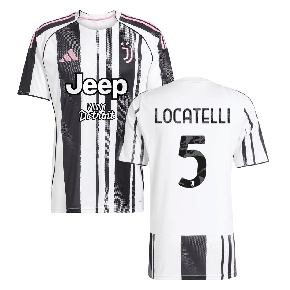 Manuel Locatelli 5 Juventus 2025-26 Home Men Jersey - White