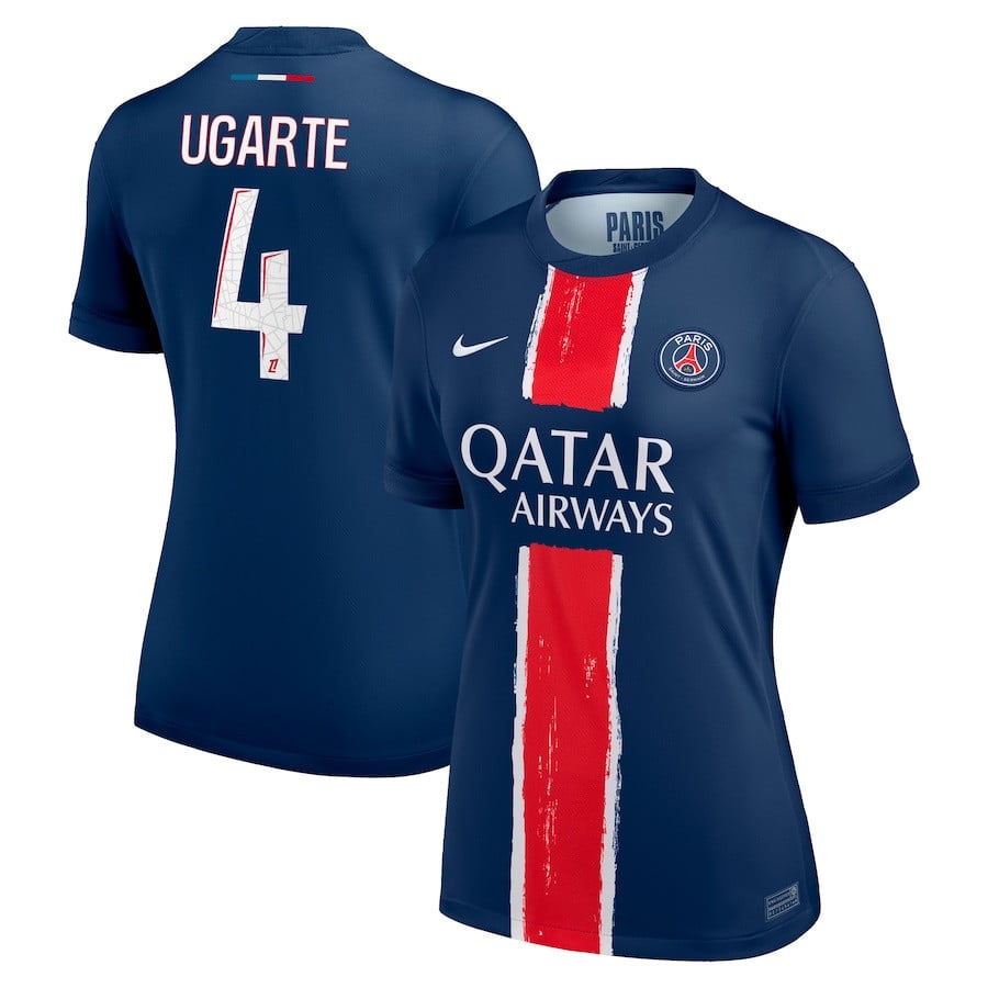 Manuel Ugarte 4 Paris Saint-Germain 2024/25 Home Women Jersey - Navy