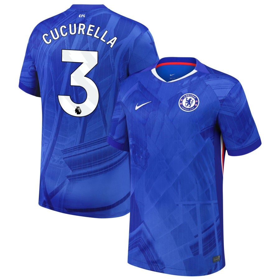 Marc Cucurella #3 Chelsea 2025-26 Home Match Jersey - Blue