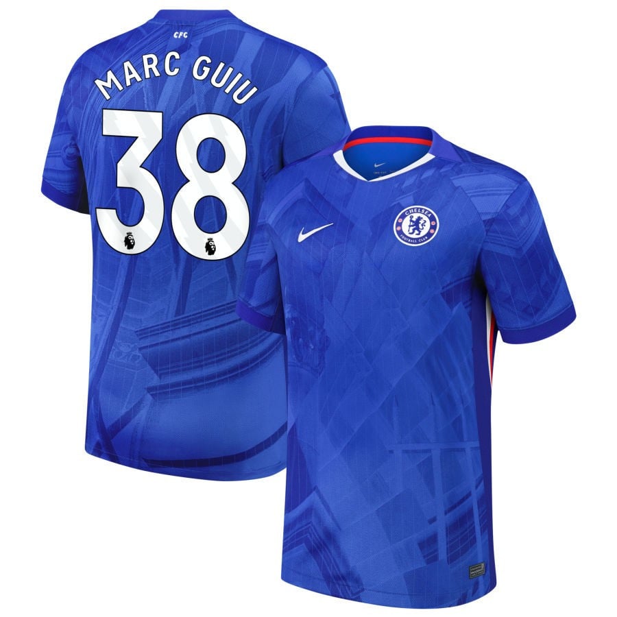 Marc Guiu #38 Chelsea 2025-26 Home Match Jersey - Blue