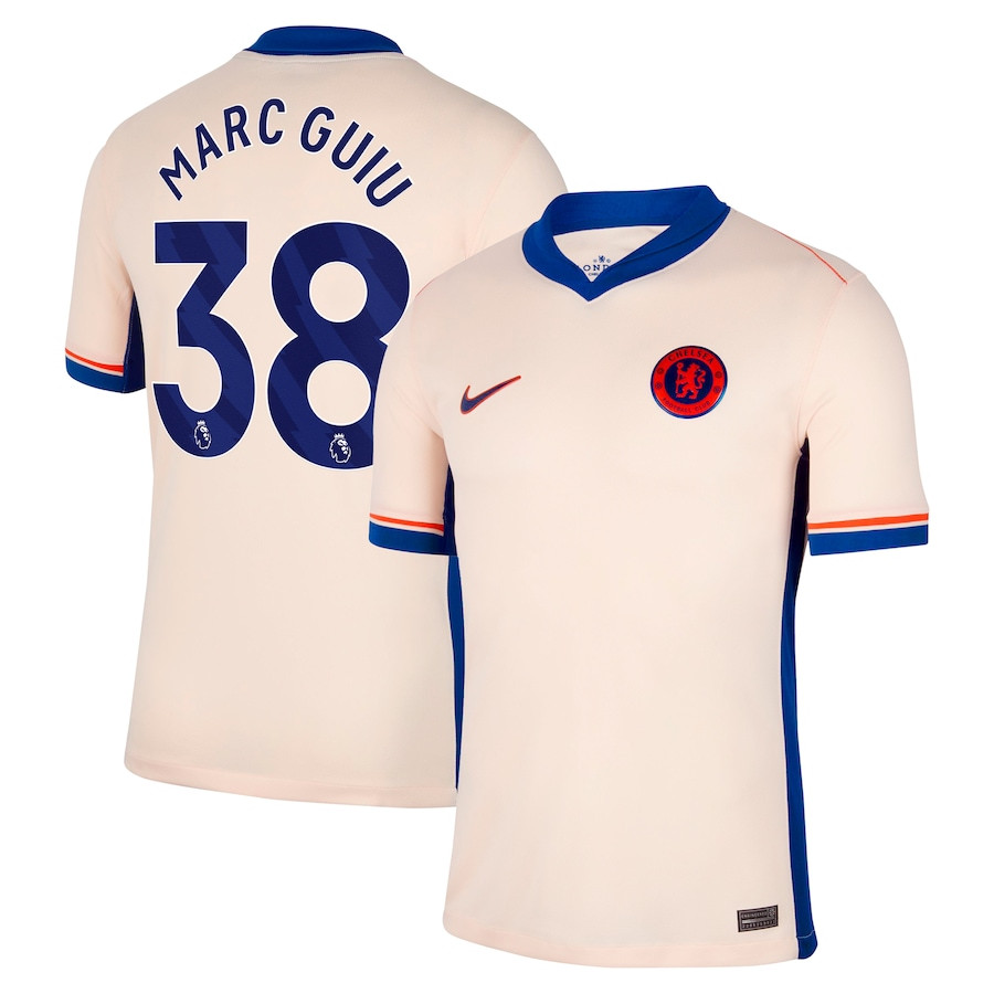 Marc Guiu 38 Chelsea 2024-25 Away Jersey - Orange