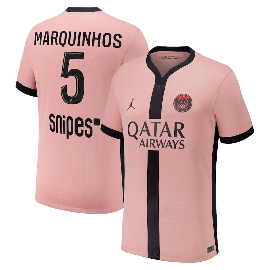 Marquinhos 5 Paris Saint-Germain 2024/25 Third Men Jersey - Pink