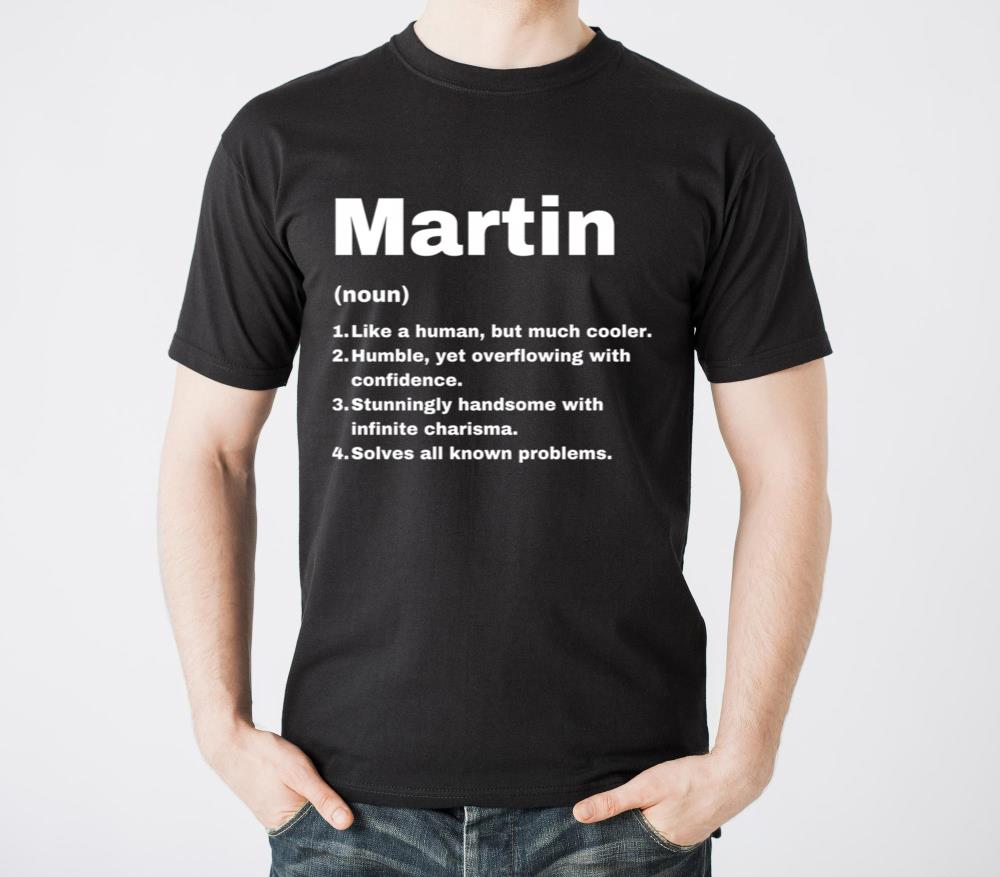 Martin Custom Name Definition - Unisex Standard T-Shirt