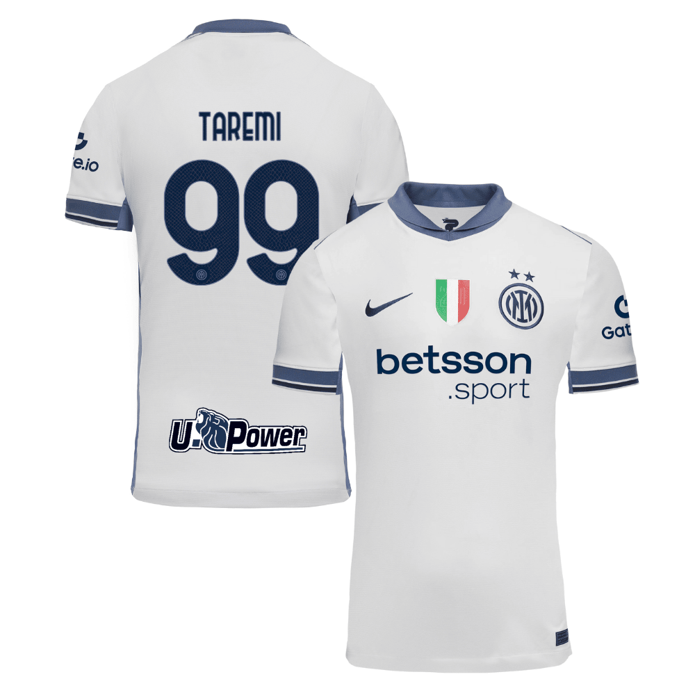 Mehdi Taremi 99 Inter Milan 2024-25 Away Men Jersey - White