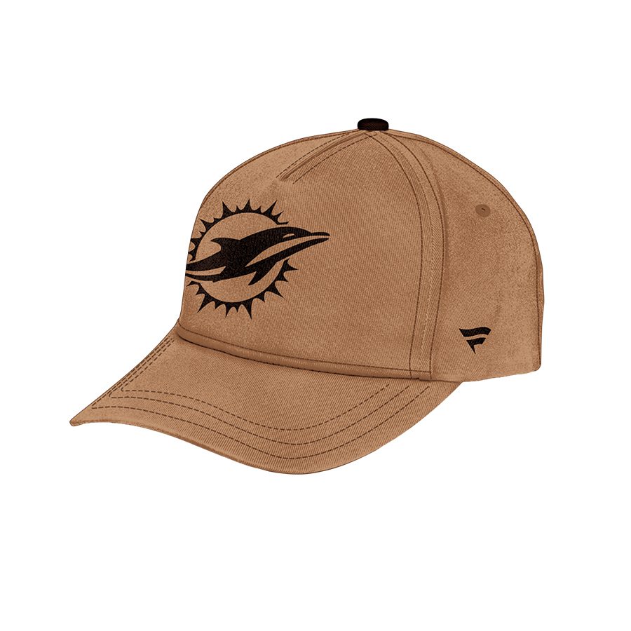 Miami Dolphins Nfl Veterans Salute To Service Brown Personalized Classic Baseball Cap