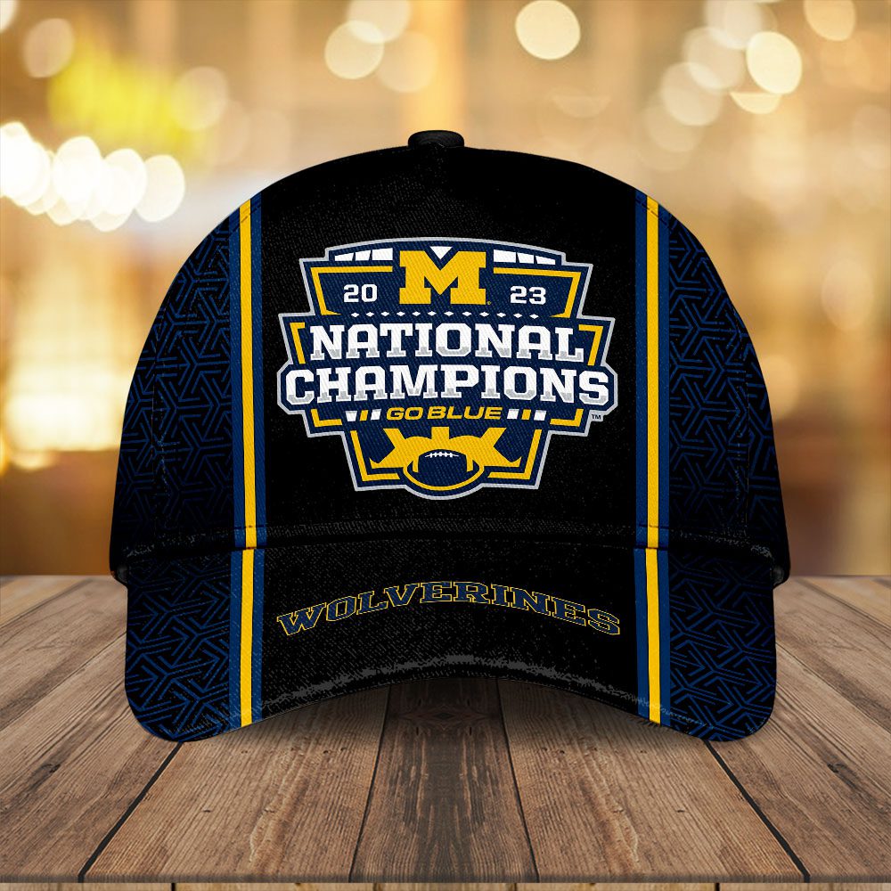 Michigan Wolverines Football Nationals Champs Go Blue Classic Cap 