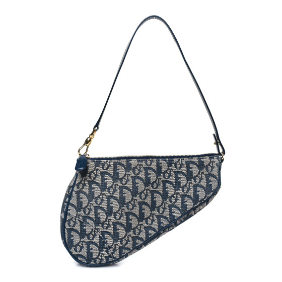 Monogram Mini Saddle Pochette Navy