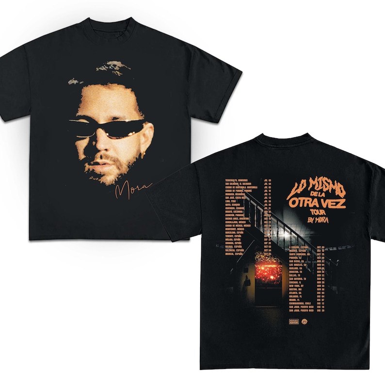 Mora Tour Shirt Lo Mismo De La Otra Vez T-Shirt, Mora Global Tour Tee 2025 Mora Shirt