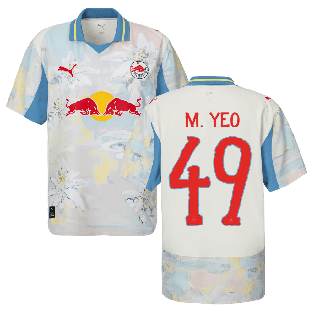 Moussa Yeo 49 Red Bull Salzburg x KidSuper 2025/26 Men Jersey - Beige