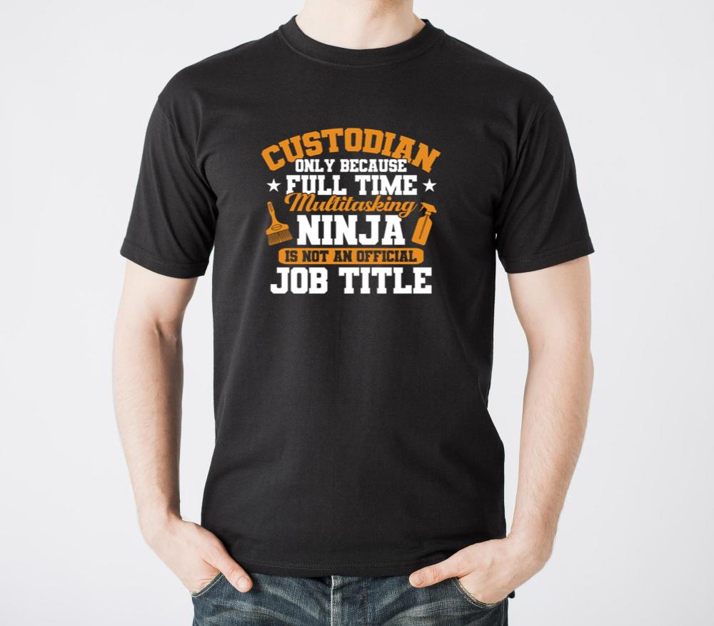 Multitasking Ninja Not Job Title School Custodian2 - Unisex Standard T-Shirt