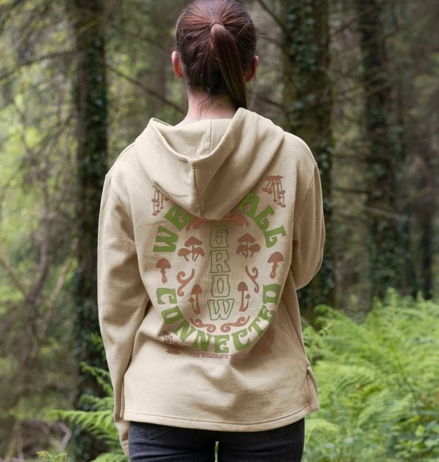 Mushroom Connection Relaxed Fit Hoodie 2