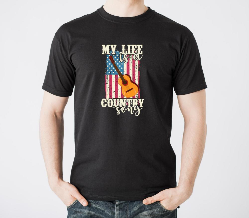 My Life is a Country Song USA America Cowboys - Unisex Standard T-Shirt