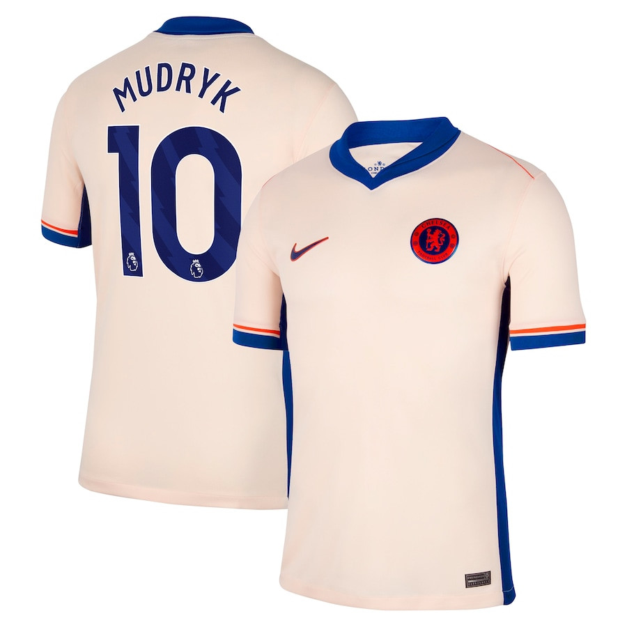 Mykhailo Mudryk 10 Chelsea 2024-25 Away Jersey - Orange