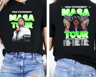 Nba Youngboy Masa Tour Shirt, Retro Unisex Youngboy Rapper Youngboy Rapper Masa Tour Youngboy Tee, Youngboy 2025
