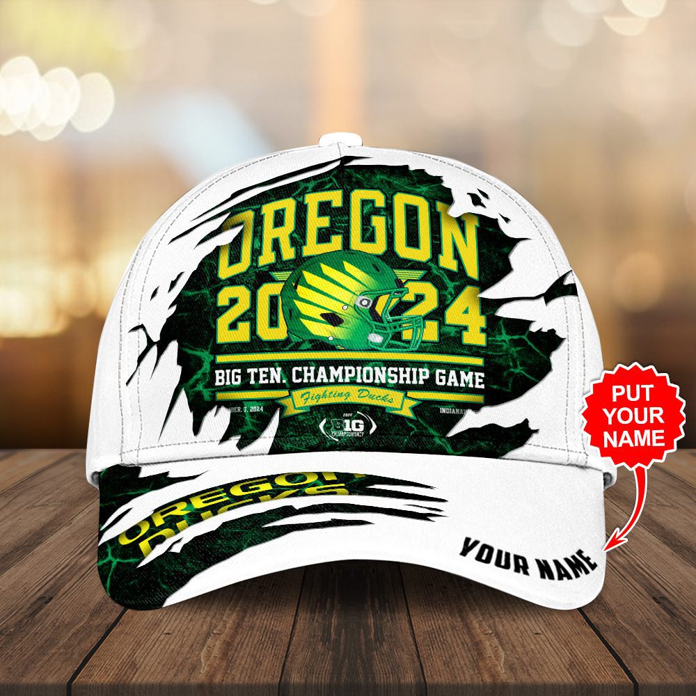 Ncaa Big Ten Championship Game Oregon Ducks Football Classic Cap Odc1005