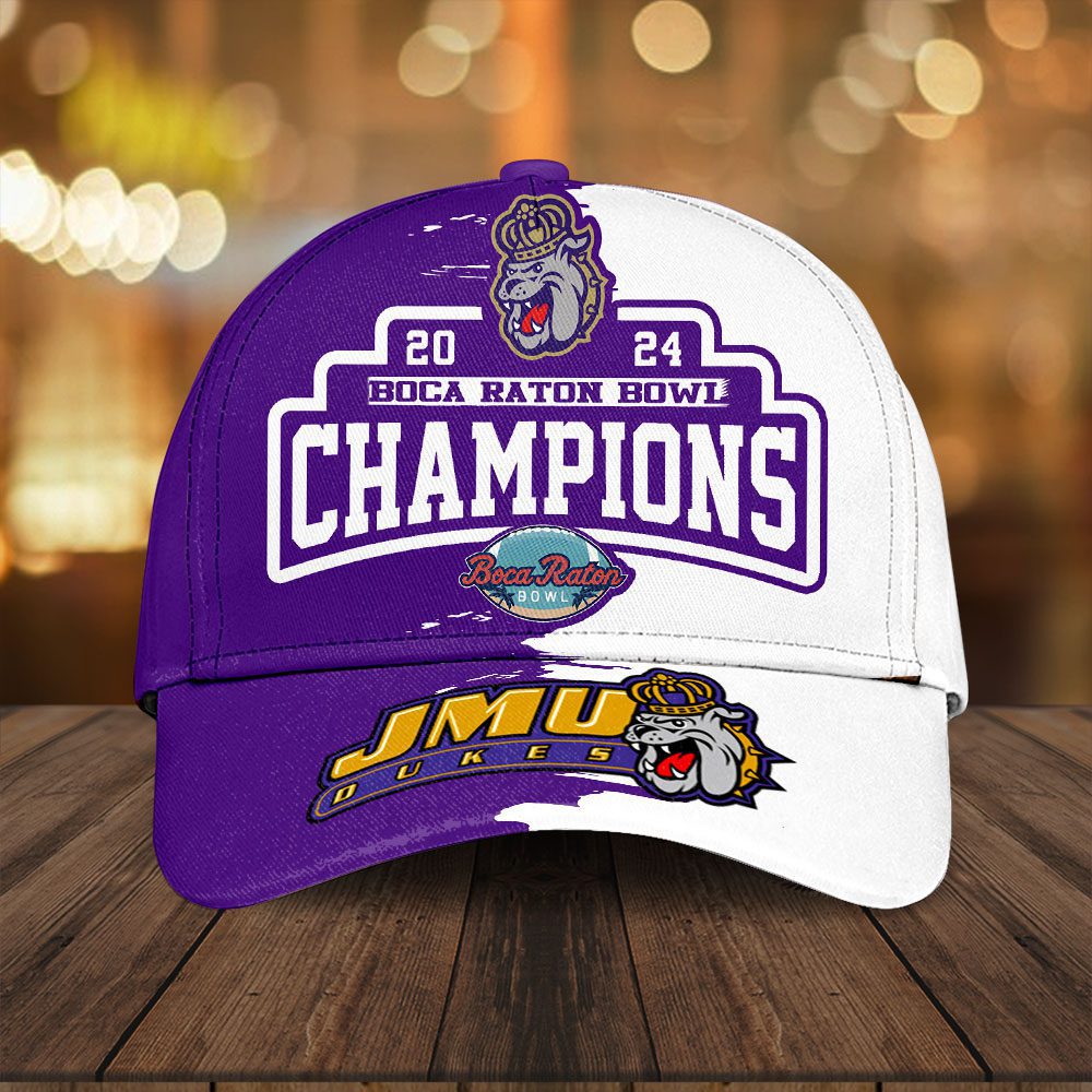 Ncaa Boca Raton Bowl James Madison Dukes Football Champs Classic Cap Cgn5106