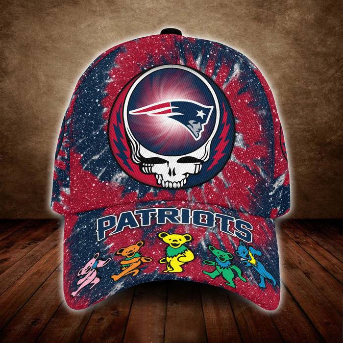 New England Patriots x Grateful Dead 3D Classic Baseball Cap CNI557