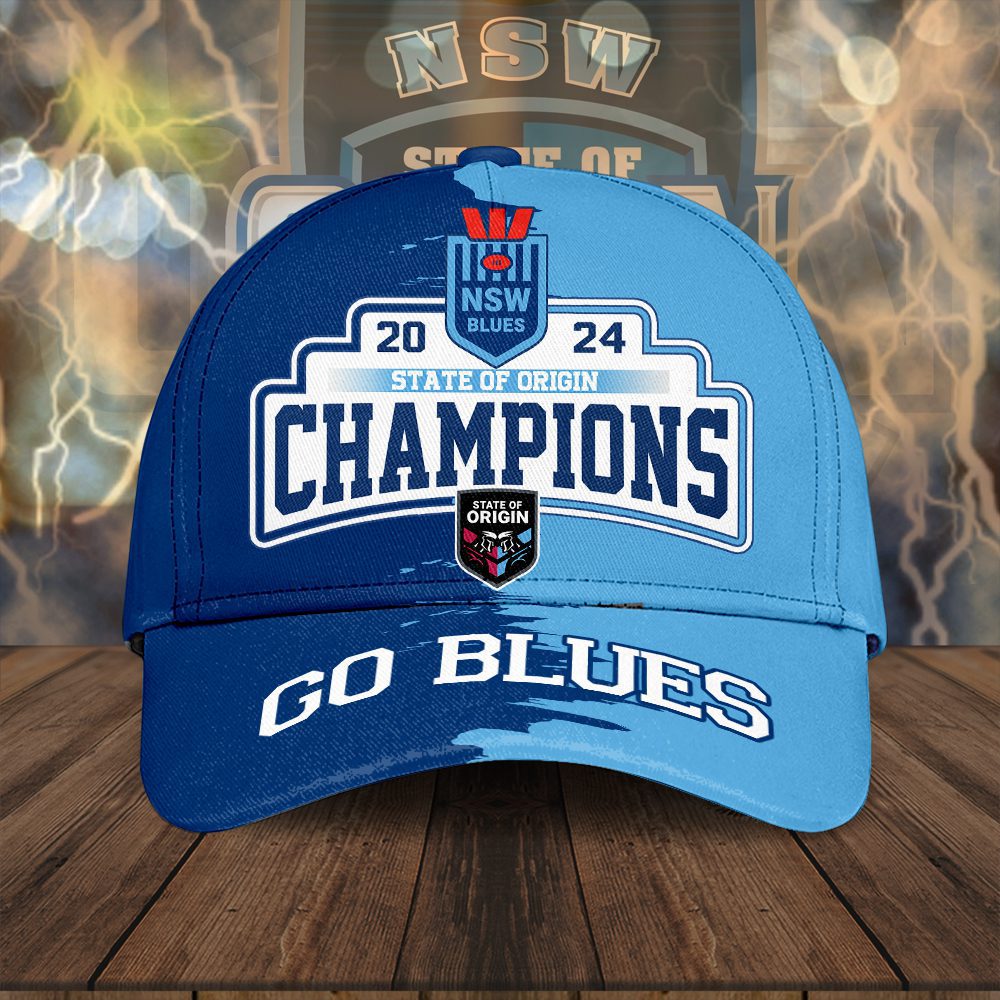 New South Wales State Of Origin Logo Go Blues Classic Cap Gcc3140