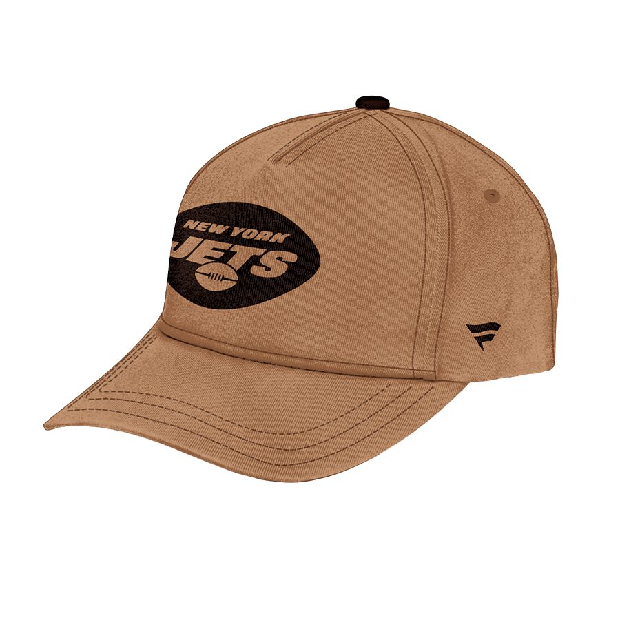 New York Jets Nfl Veterans Salute To Service Brown Personalized Classic Baseball Cap