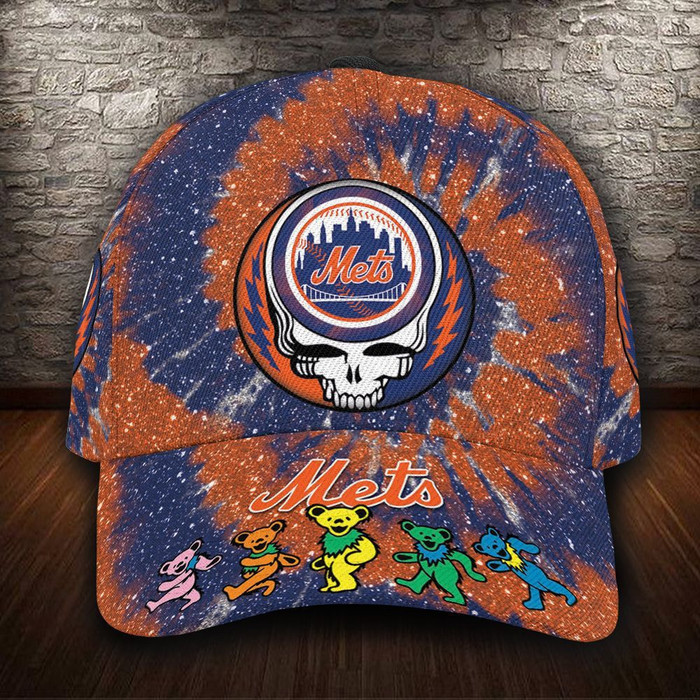 New York Mets And Grateful Dead Band 3D BaseBall Cap CNI902