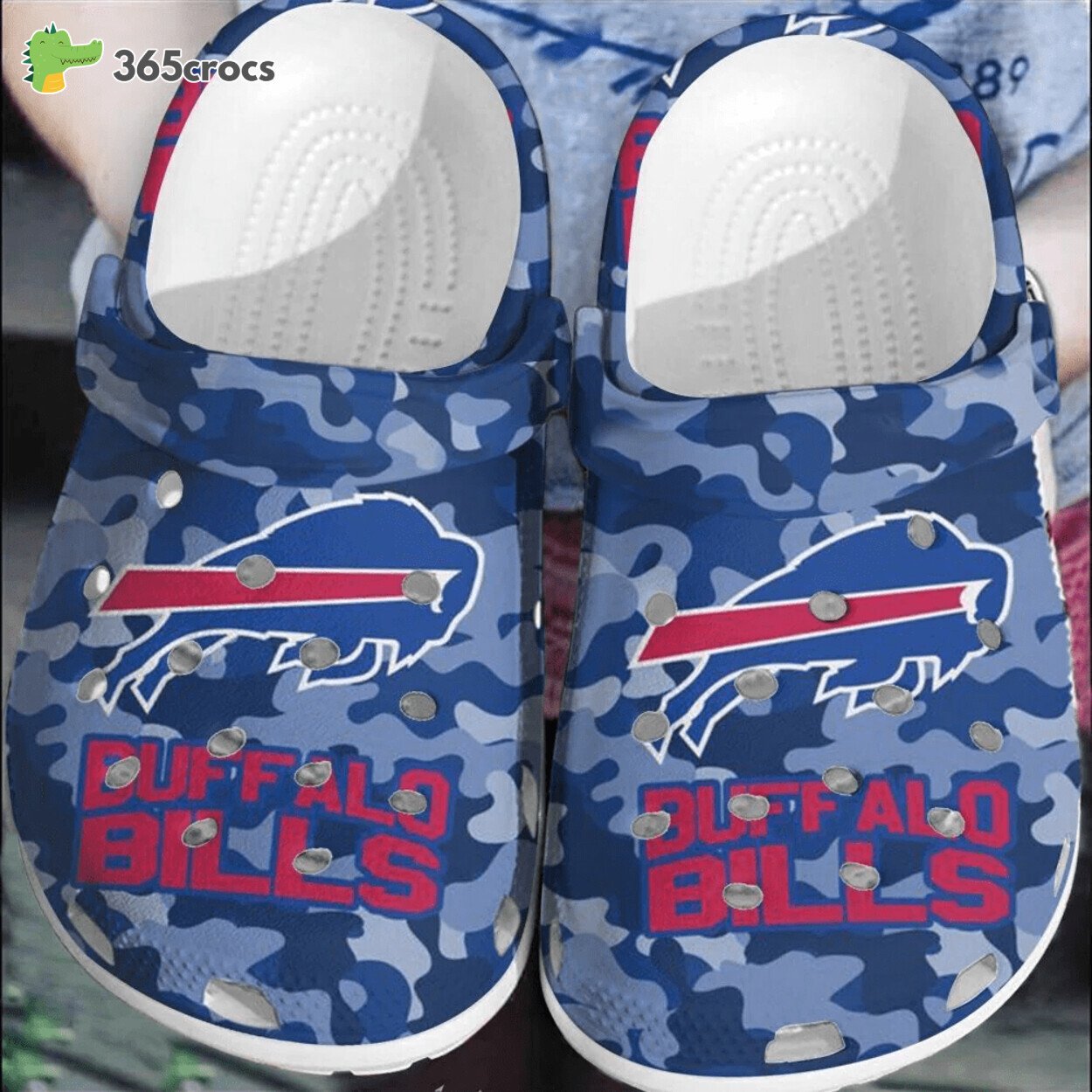 Nfl Buffalo Bills Football Crocs Comfortable Shoes Clogs