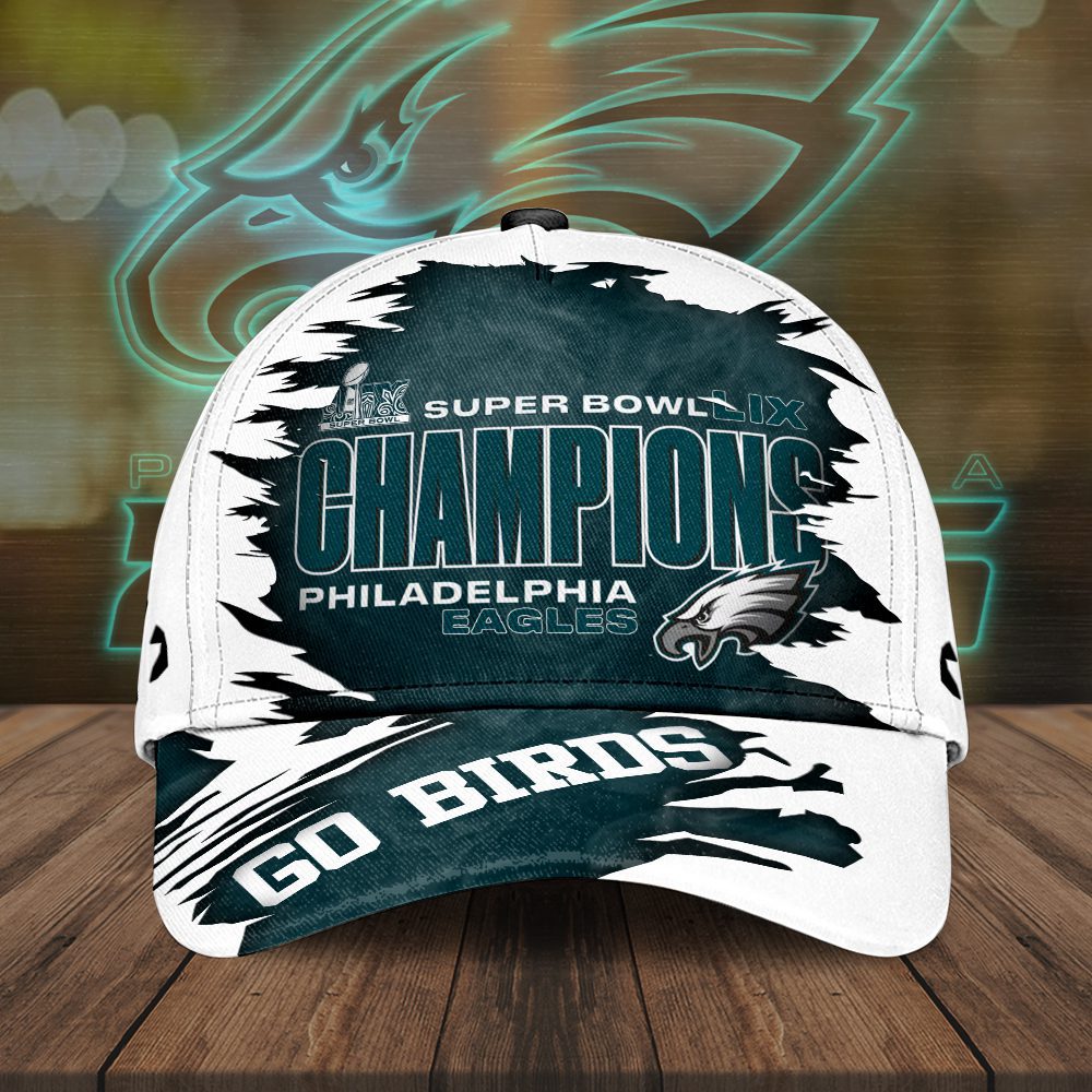 Nfl Philadelphia Eagles Honor Champion Super Bowl Lix 2025 Classic Cap Ccp1006
