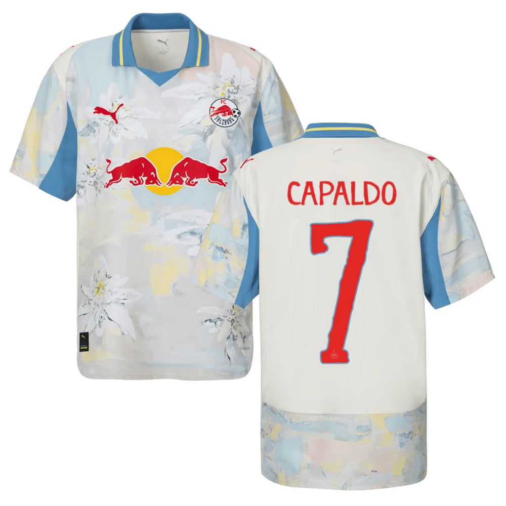 Nicols Capaldo 7 Red Bull Salzburg x KidSuper 2025/26 Men Jersey - Beige