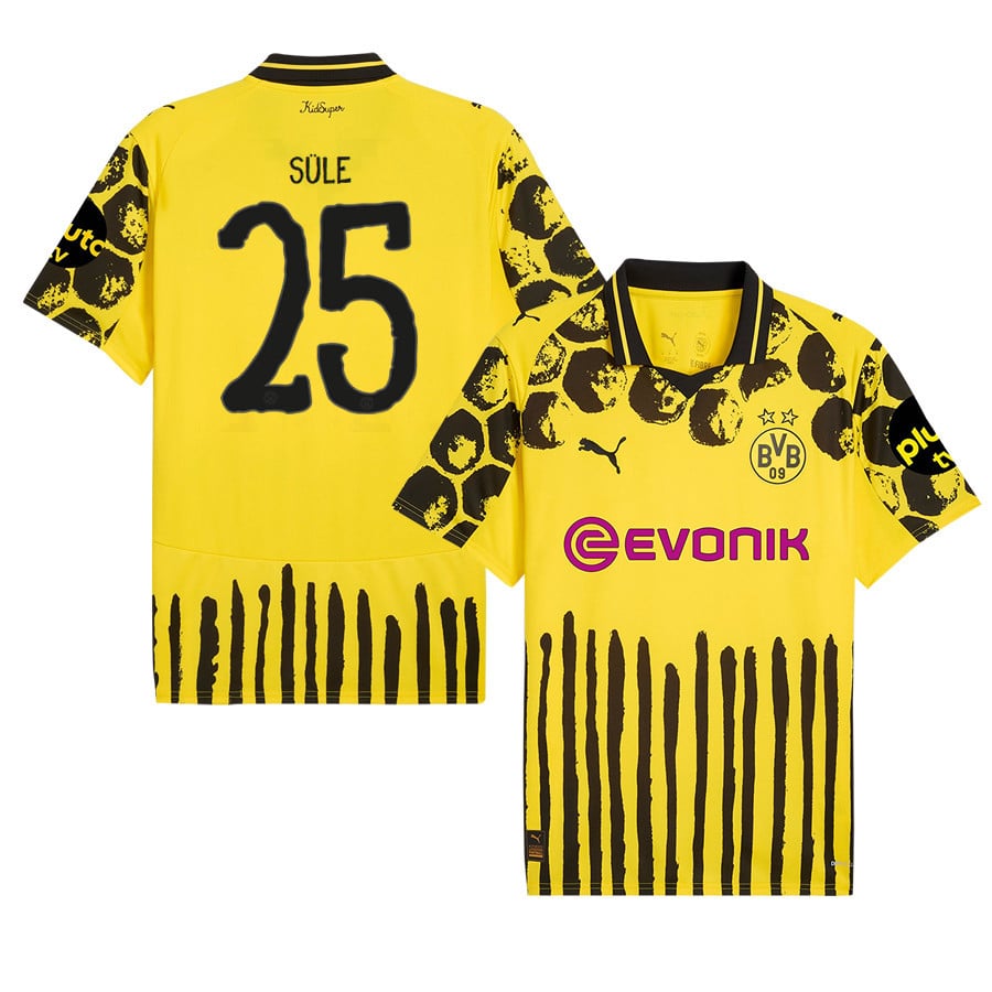 Niklas Sle 25 Borussia Dortmund x KidSuper 2025/26 Men Jersey - Yellow