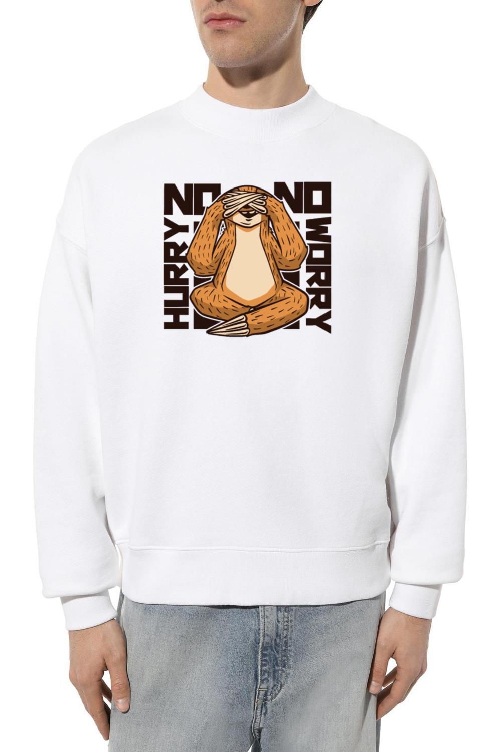 No Hurry No Worry Pilosa Folivora Brown-Throated - Unisex Sweatshirt