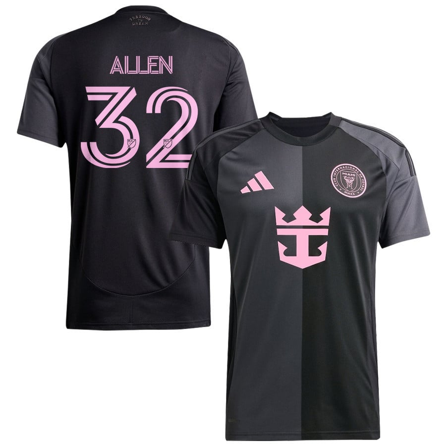 Noah Allen 32 Inter Miami CF 2025 The Fortitude Kit Men Jersey - Black