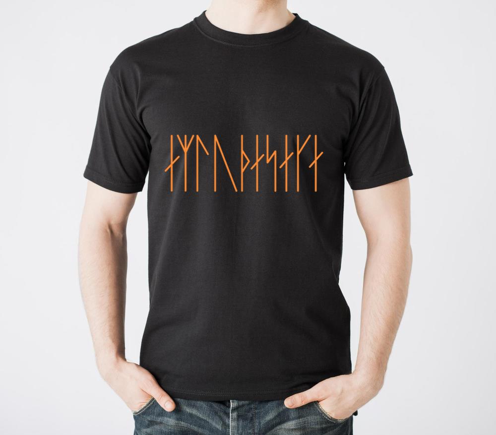 Northman Ending Title Runes Fiery Variant - Unisex Standard T-Shirt