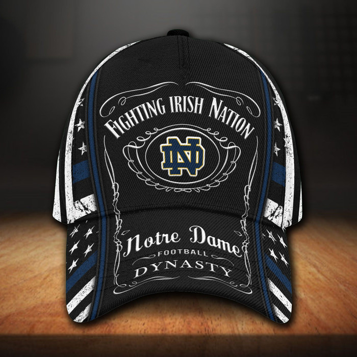 Notre Dame Fighting Irish Jack Daniels 3D Classic Baseball Cap CNI1464