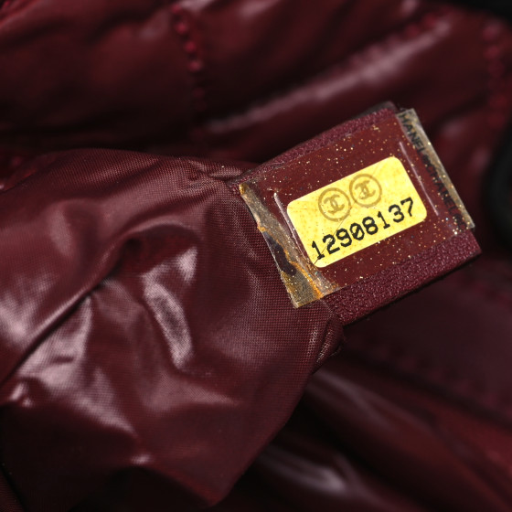 Nylon Quilted Small Coco Cocoon Tote Black - Image 7