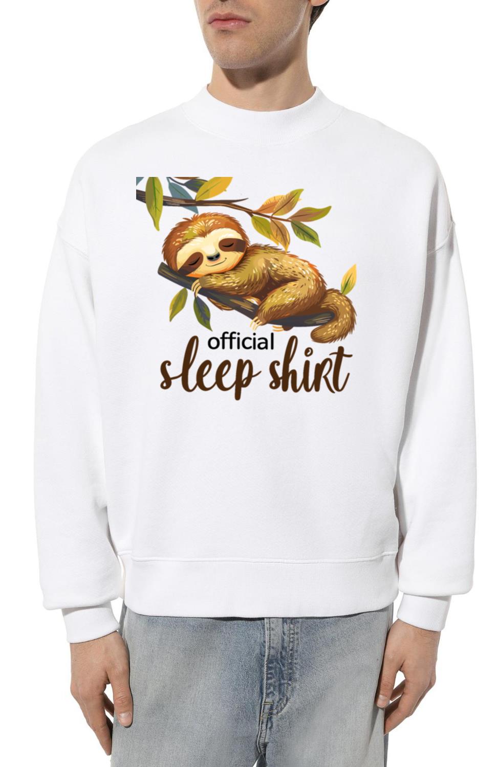 Official sleep shirt & Sleeping Sloth Baby - Unisex Sweatshirt