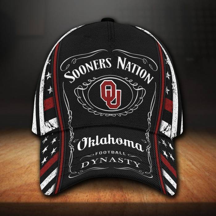 Oklahoma Sooners x Jack Daniels 3D Classic Baseball Cap CNI1162