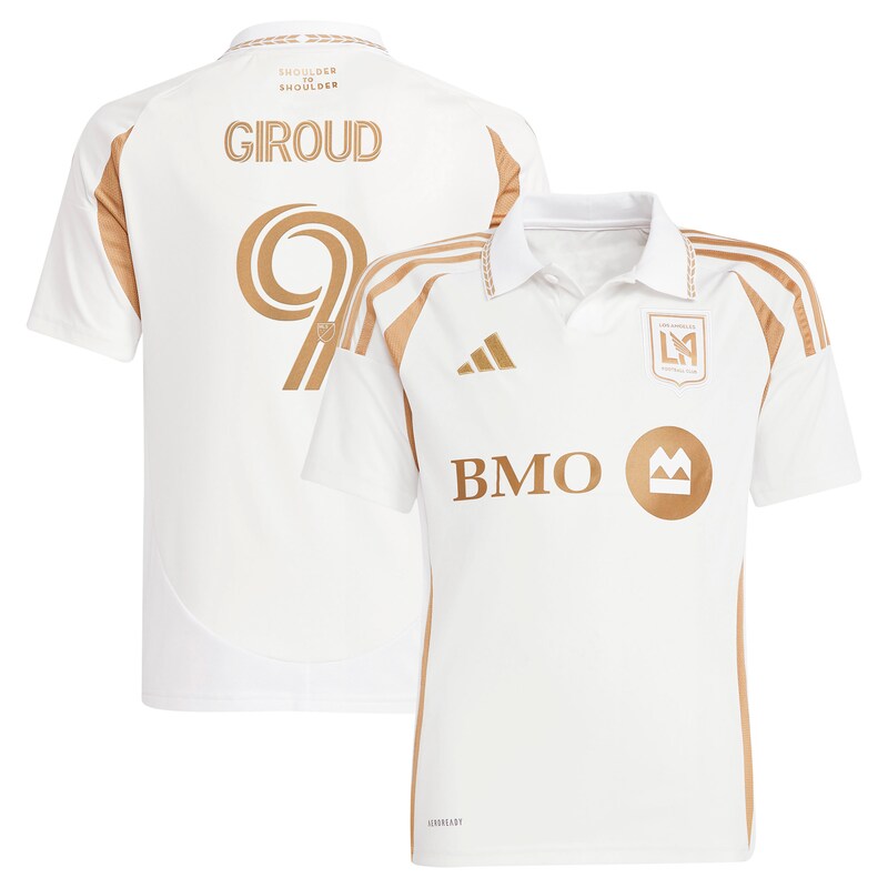 Olivier Giroud LAFC Youth 2025 Secondary Replica Player Jersey - White