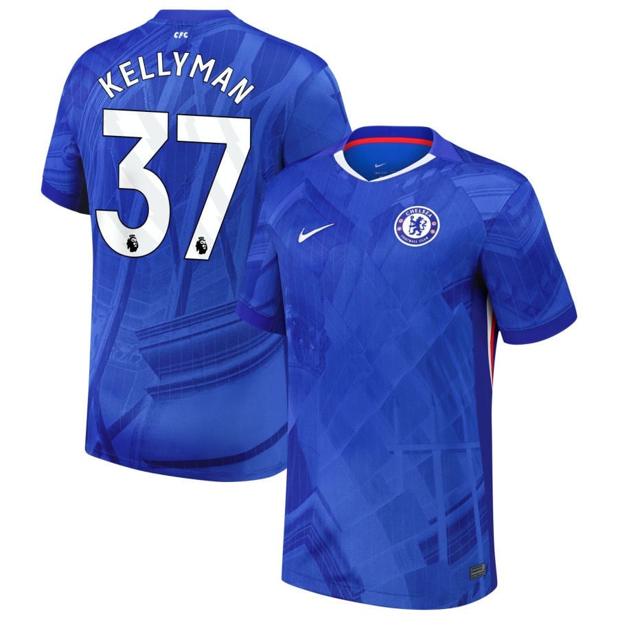 Omari Kellyman #37 Chelsea 2025-26 Home Match Jersey - Blue