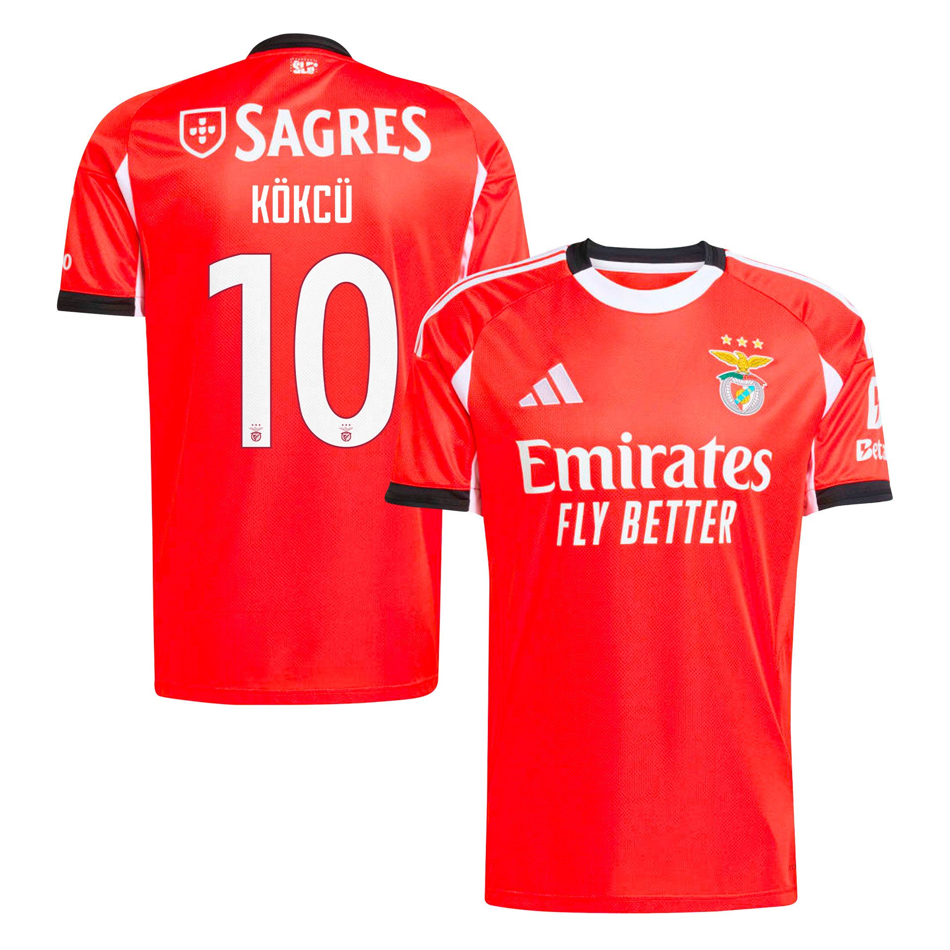 Orkun Kk 10 SL Benfica 2025/26 Home Men Jersey - Red