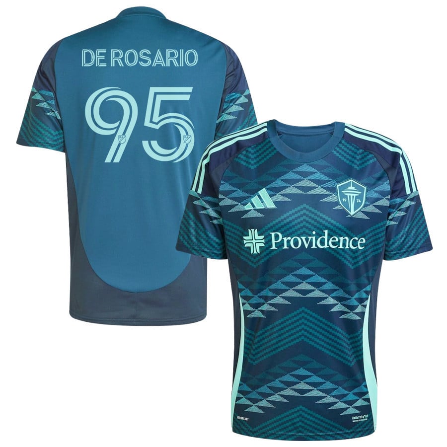 Osaze De Rosario 95 Seattle Sounders FC 2025 The Salish Sea Kit Men Jersey - Blue