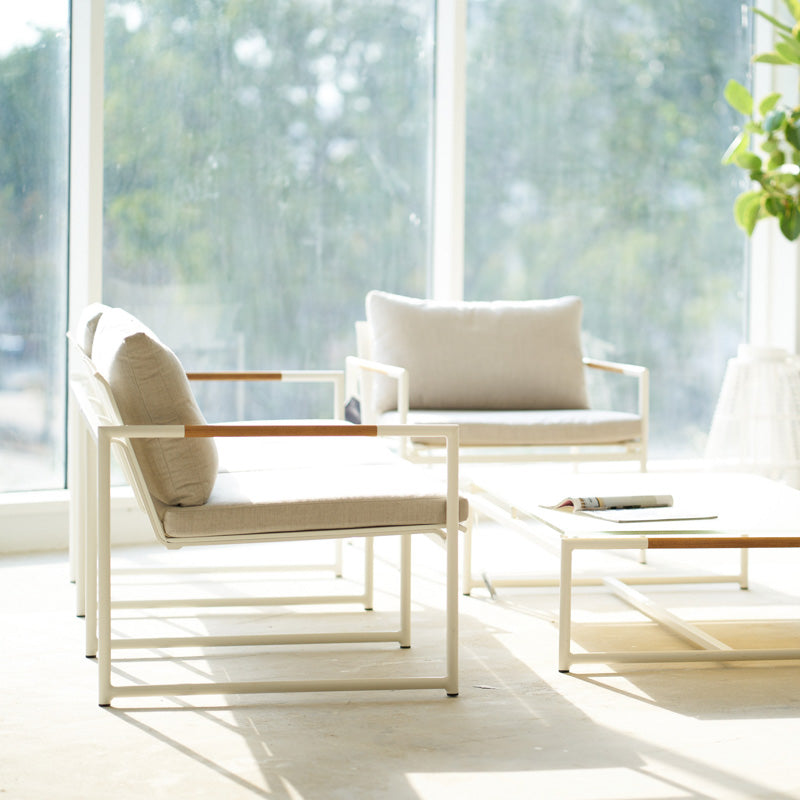 Outdoor Coffee Table | Breeze LX - White 4