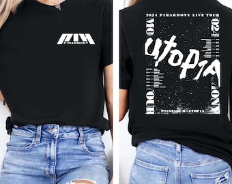 P1Harmony Duh! Shirt, P1Harmony Utop1A Tour Shirt