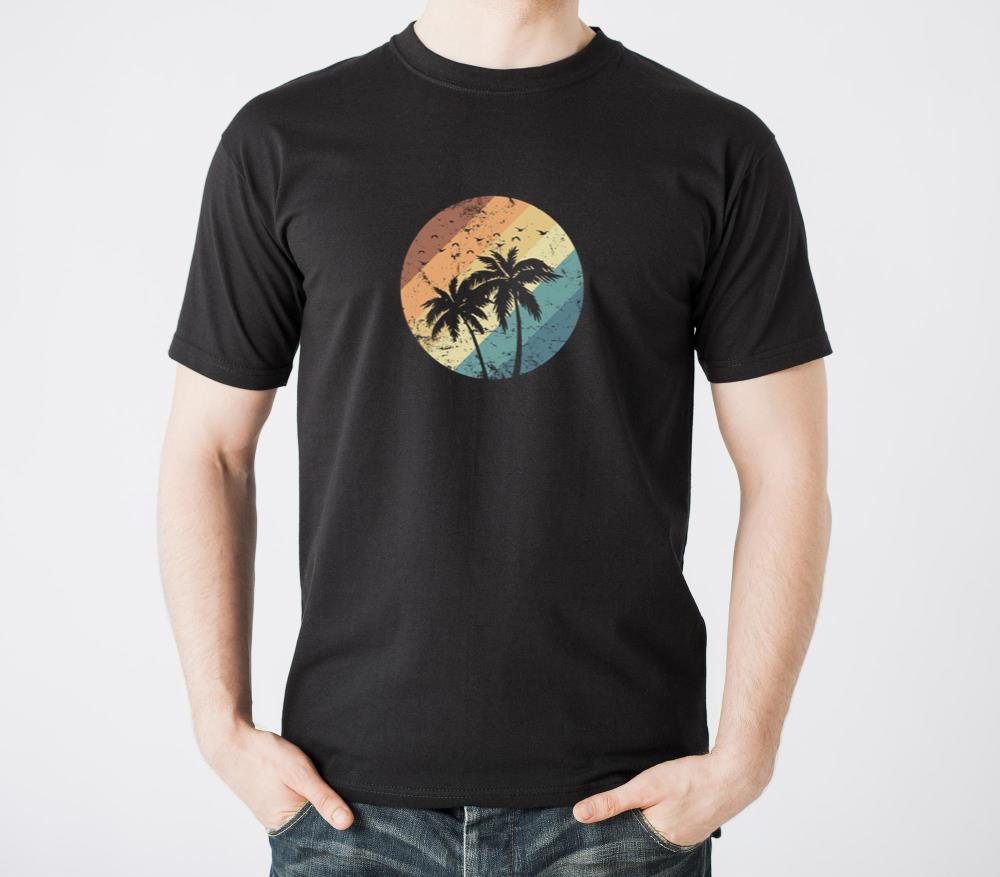 Palm Tree Relaxation Plant Vacation Beach - Unisex Standard T-Shirt