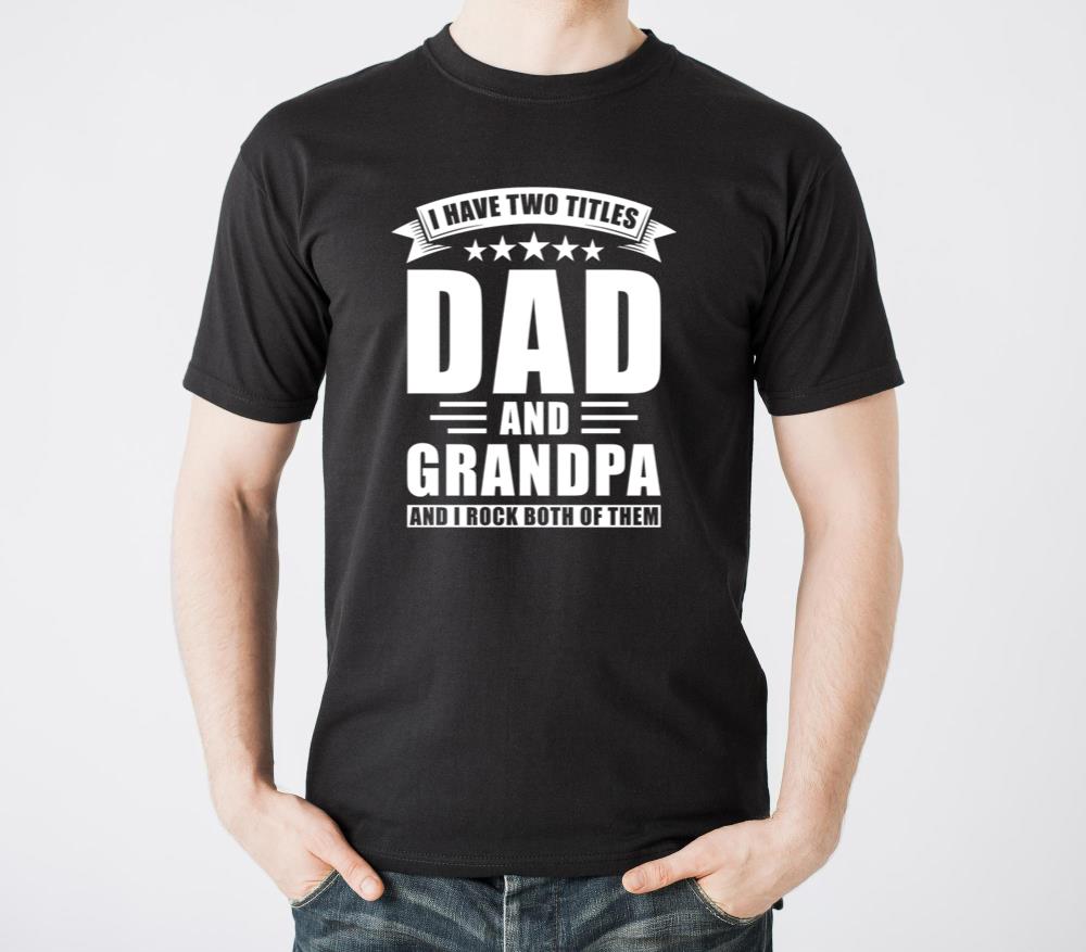 Papa And Grandpa Two Titles1 - Unisex Standard T-Shirt