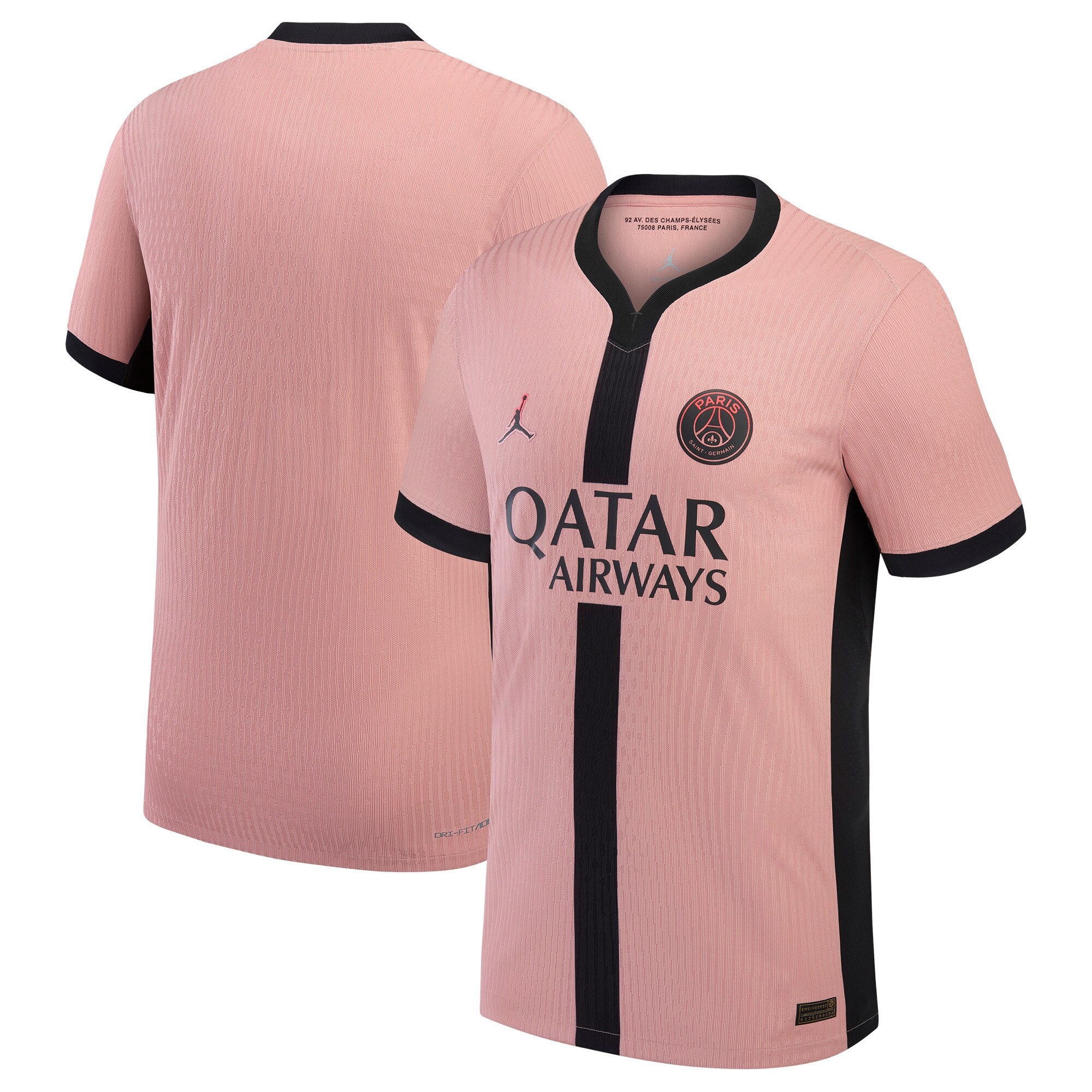 Paris Saint-Germain Jordan Brand 2024/25 Third Authentic Jersey - Pink