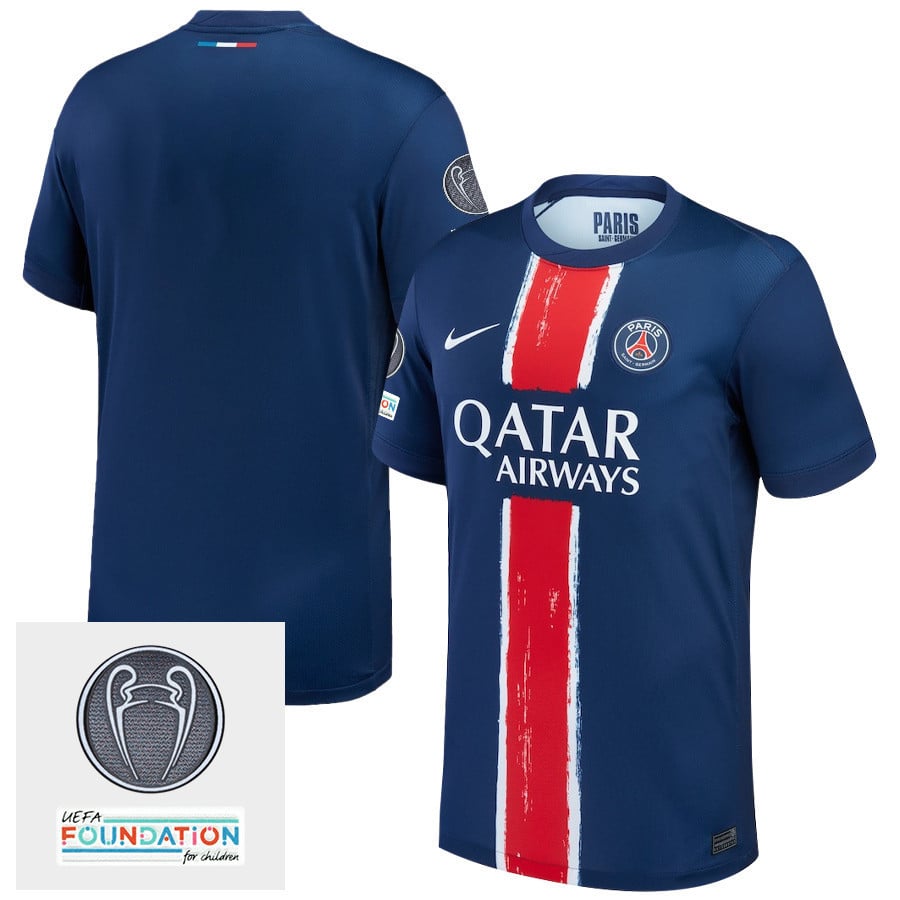Paris Saint-Germain UEFA Champions League Titleholder 2024/25 Home Men Jersey - Navy