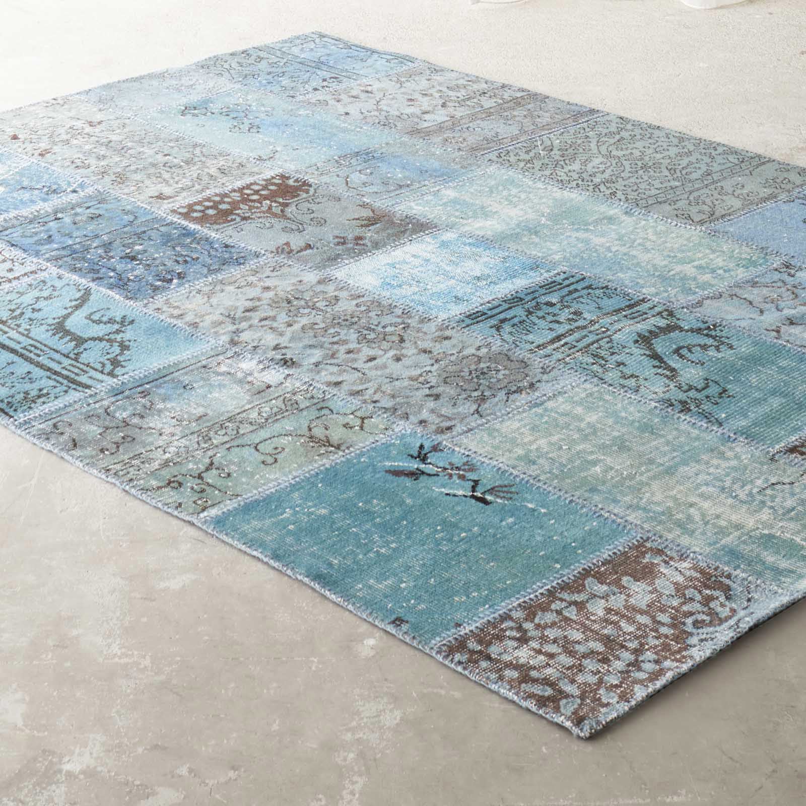 Patchwork Rug | Blue W173 x L241 cm 2
