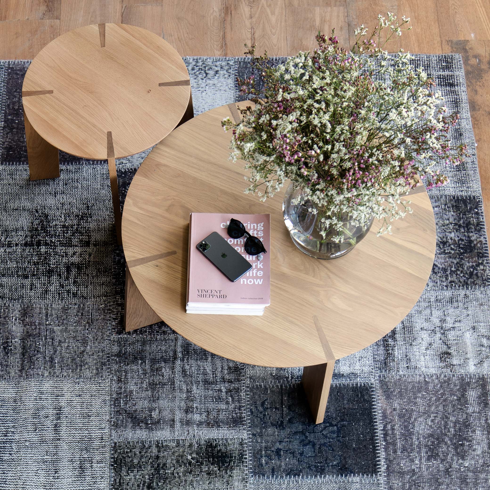 Patchwork Rug | Charcoal-Grey W303 x L200cm 3